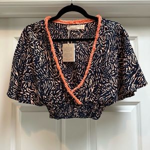 BeachGold Safari Print Skirt & Top Set